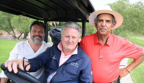  Enrico Alonso, Ian y Santiago Cruz.