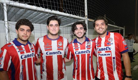  César Morales, Roberto Silva, Iñaki Abaroa y Moy Payán.