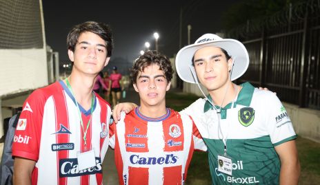  Paulo Alcalde, Manuel Díaz Infante y Juan José Leos.