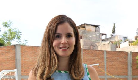  Valeria Flores con su hijo José Pablo Barragán.