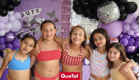  Marina Córdova, María Emilia, Marifer, Ana José y Pía.