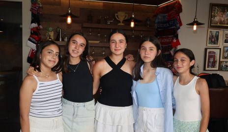  Pau Díaz de León, Ale Castanedo, Annie Manzur, Renata Preciado y Marijó Hernández.