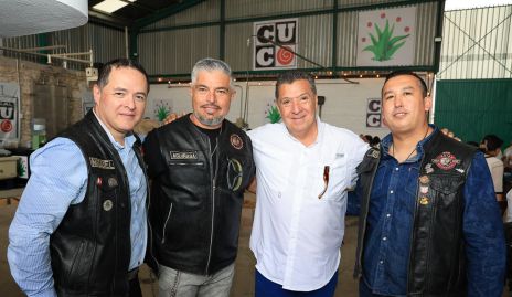  Miguel Valencia, Eduardo Aguiñaga, Gabriel González y Eduardo Soto.