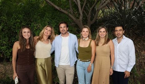 María Emilia Torre, Guille Hernández, Juan Pablo, Sofía, Guille y Jorge Eugenio Torre.