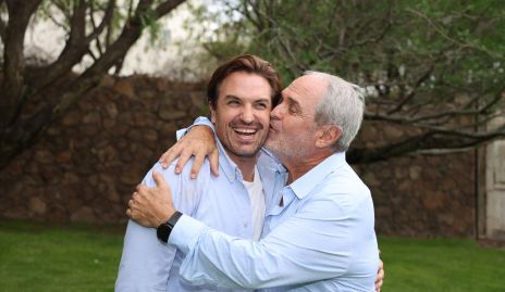  Juan Pablo Torre con su papá Eugenio Torre.