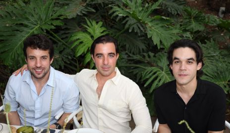  Javier Sánchez, Gerardo Morales y Guillermo Padilla.