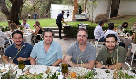  Gustavo Morón, Carlos Escanamé, Balta Villarreal y Ricardo Puente.