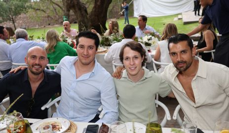  Francisco Minondo, Juan Pablo de la Fuente, Jorge Del Valle y Javier Guzmán.