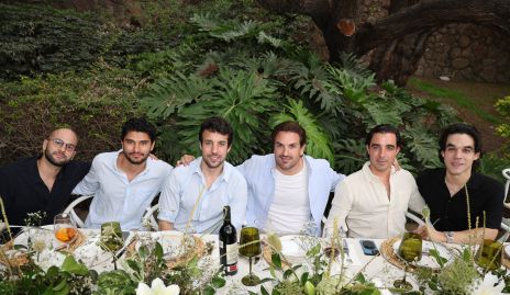  Francisco Minondo, Luis Pablo Zacarías, Javier Sánchez, Gerardo Morales y Guillermo Padilla.