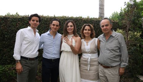  Armando Lasso de la Vega, Mauricio Lasso de la Vega, Gabriela Martins, Cristina Ruiz y Armando Lasso.