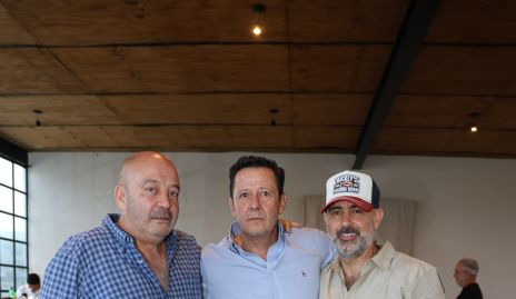  Toño Lozano, Luis Fernando Lozano y Polo de la Garza.