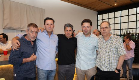  Daniel Muriel, Luis Fernando Lozano, Israel Hernández, Luis y Enrique Morán.