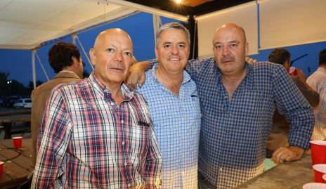  Bernardo Meade, Juan Malo y Toño Lozano.