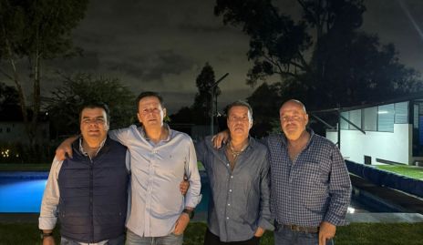  Los hermanos Juan Manuel, Luis Fernando, David y Toño.