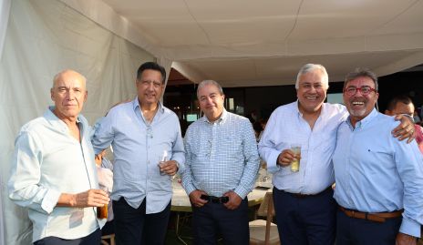  Chepe Díaz Infante, Antonio García, Federico Garza, Manuel Martínez y Rafa Villanueva.