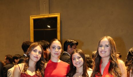  Alexa Pizzuto, Xaviera Nava, Ana Pao Castañeda y Kamila Dip.