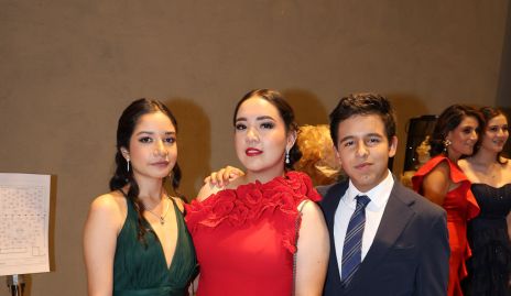  Romina Cabriales, Fátima Acosta y André Olvera.