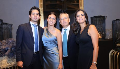  Diego González, Dani Galán, Héctor Galán y Daniela Rivero.