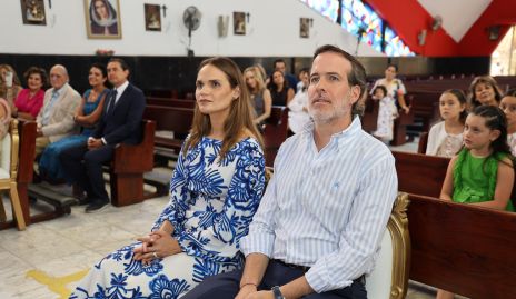  Herbert Trampe y Myriam García  padrinos de Sofía.