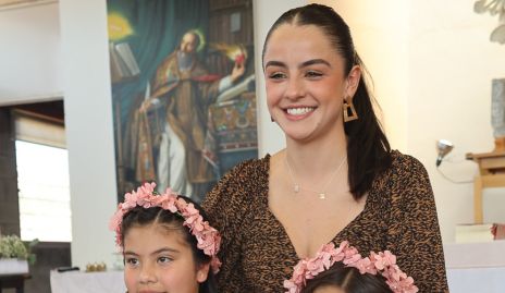  Montse Bedolla con sus primas María y Pilar de los Santos.