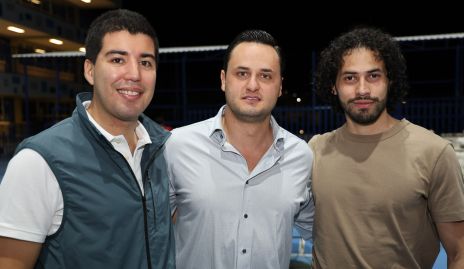  Daniel de Luna, Victoriano Martínez y José Manuel Revuelta.