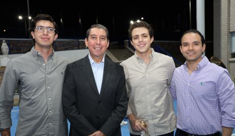  Nacho Araiza, Víctor Martínez, Rodrigo Ferretiz y Pablo Chávez.