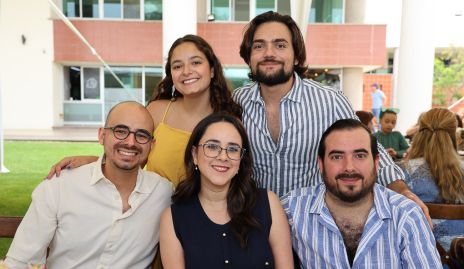  Natalia Arocha, Cristopher Ortega, Esteban Arocha, Gilberto Arocha y Sara Amézquita.