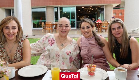  Sandra Aldrete, Elizabeth Ramos, Marcela Zapata y Pilar Palomar.