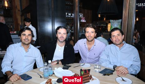  Javier Gómez, Luis Mahbub, Santiago Gaviño y Gerardo Serrano.