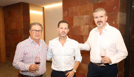  José Alberto Meade, Alejandro Lafuente y Mario Güemes.