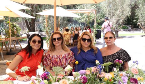  Leticia Stevens, Karina Navarro, Carmenchu y Guadalupe Del Valle.