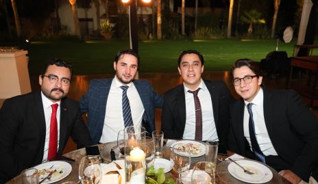  Diego López, Rey Rodríguez, José Miguel Fernández y Jorge Brenes.