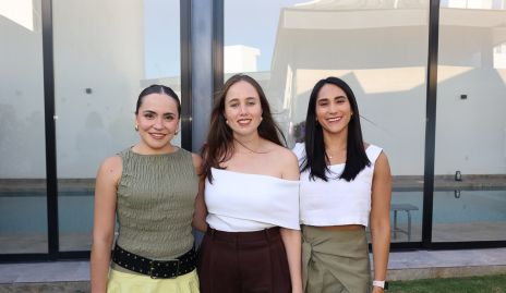  Denisse Valle, Ana Lucía Munguía y Rocío Ramírez.
