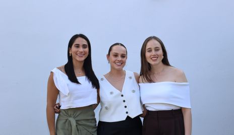 Rocío Ramírez, Alejandra Martínez y Ana Lucía Munguía.