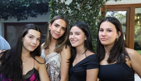  Isabel Hernández, María Abaroa, Sofía Toledo y Emma Fernández.