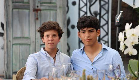 Mateo Espinosa e Iker Ortiz.