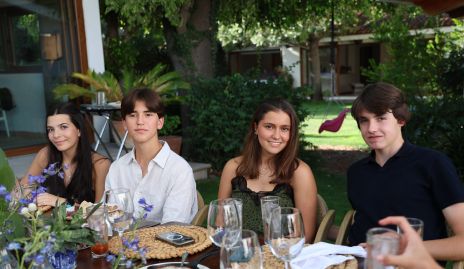  Isabel Hernández, Rodrigo Díaz, Lu Lebrija y Paulo Abaroa.