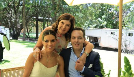  Gaby Labastida, Marus Hernández y Xavier Castro.