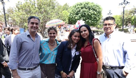  Rafael Lebrija, Lourdes López, Lourdes Lebrija, Mónica Guijar.