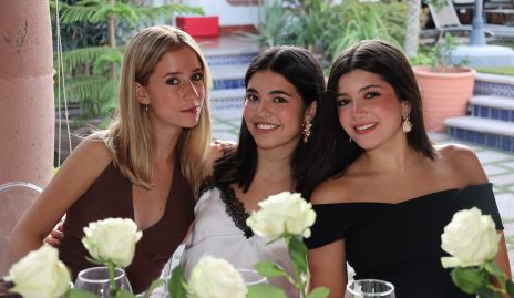  Camila Ocejo, Tania Hernández e Isabella Zambrano.