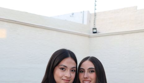  Sofi Flores y Victoria Navarro.