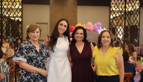  Isabel Narváez, Isabel Torres, Rocío Ávila y Alejandra Barrera.