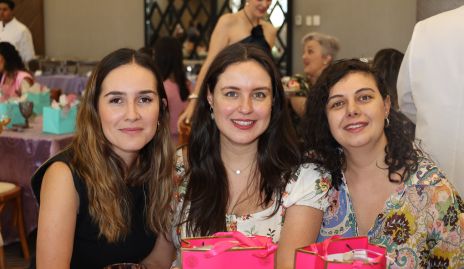  María José Villalpando, Ana Barrera y Michelle Barrera.