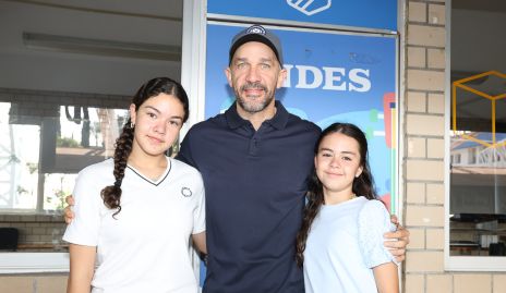  Chema Beltrán, Marijo y Paula.