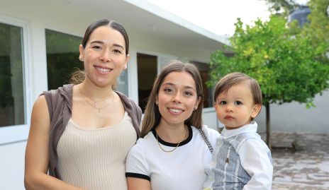  Michell Cano, Natalia Gaviño y Álvaro Gómez.