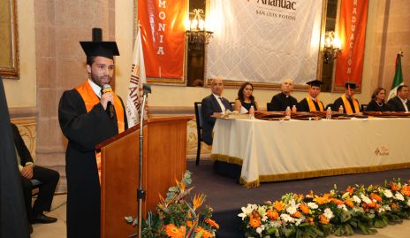  Daniel Carreras dio el discurso de despedida de su generación.