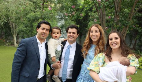  Gabriel Torres, Luis Torres, Diana Olvera y Tere Ledezma con Juan Pablo y Luisito Torres.