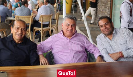  Rogelio Rodríguez, Toño Constante y José Luis Medelliín.