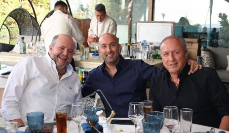  Gabriel de la Maza, Pato Nieto y Edgardo Belgodere.