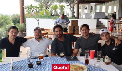  Jaime Abaroa, Juan Pablo Aranda, Gerardo González, Fernando Abud y Pedro Pablo.